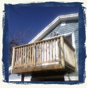 Small Balcony Addition on 2nd Story